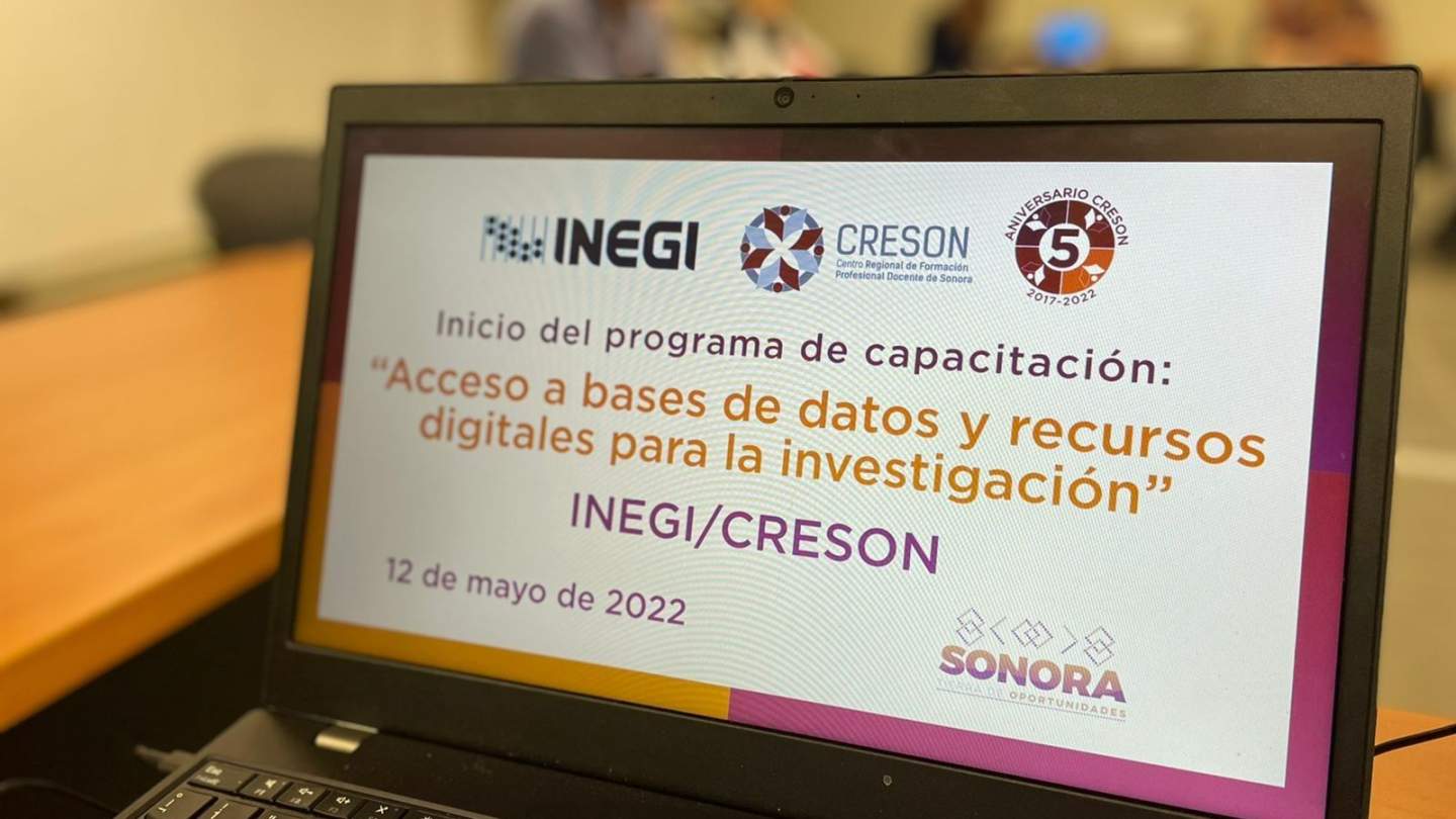 Personal del Creson recibe capacitación para uso de información estadística y geográfica